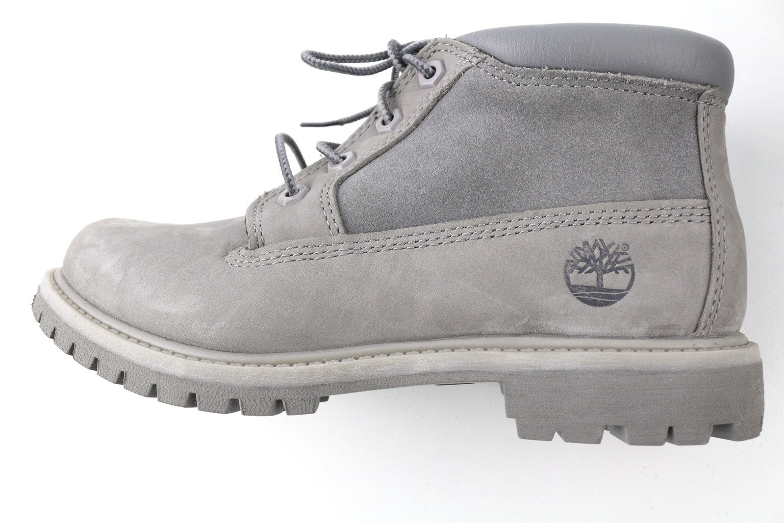 TIMBERLAND A1GYX-A3198 Womens Shoes EU37.5/38 Grey Leather High-Top Casual