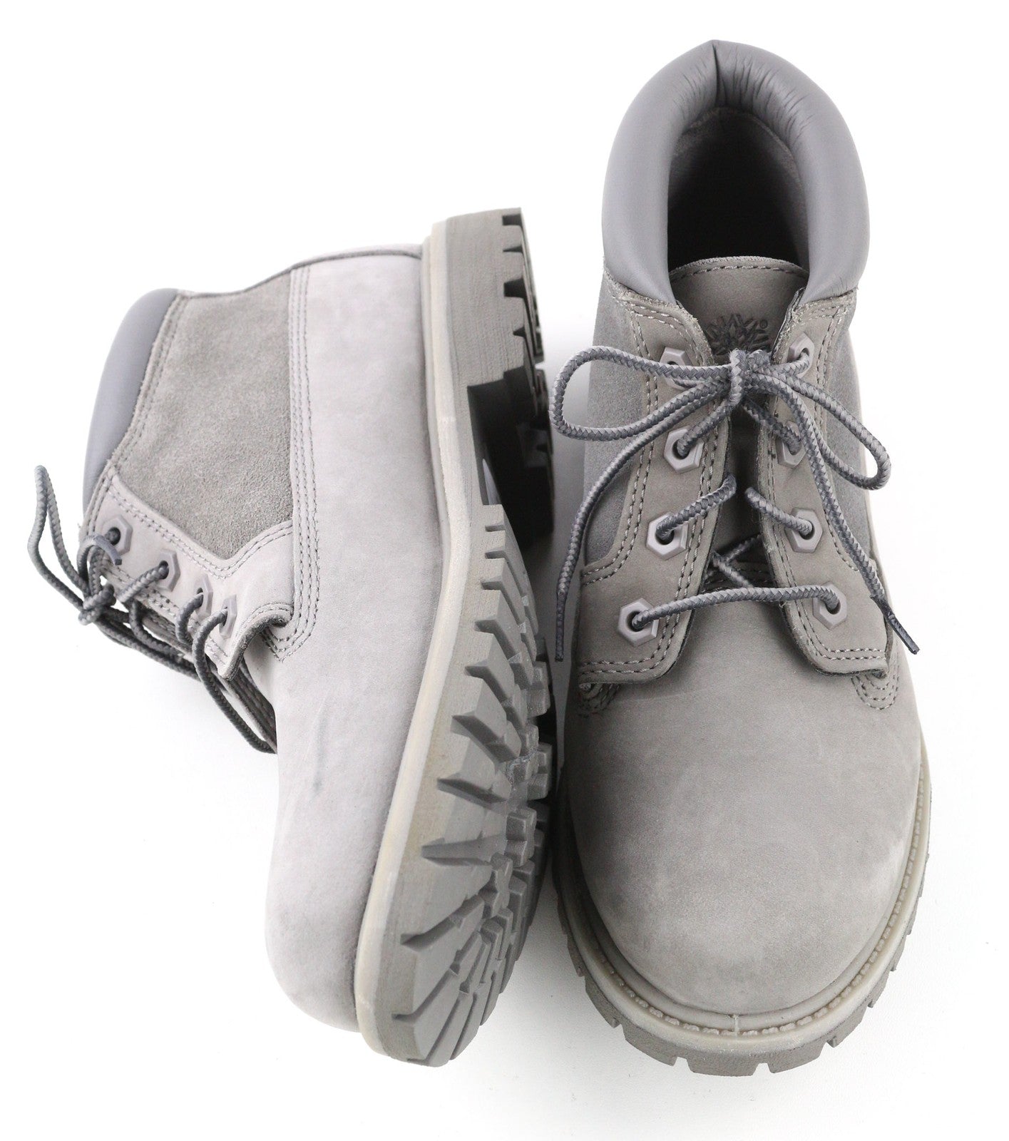 TIMBERLAND A1GYX-A3198 Womens Shoes EU37.5/38 Grey Leather High-Top Casual