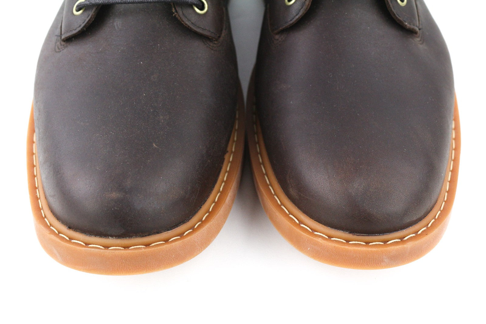 TIMBERLAND AFHP-A5050 Mens Shoes EU43.5/44 Dark Brown Leather High-Top Laced