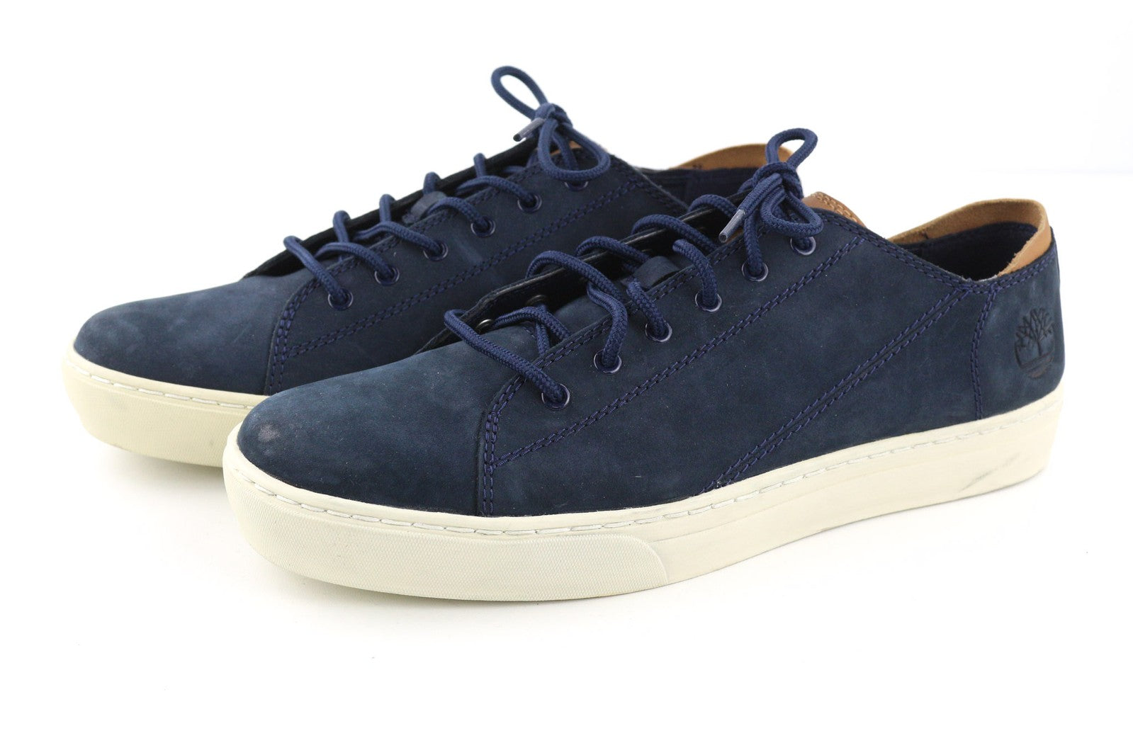 TIMBERLAND A1Y6V-A4646 Mens Trainers EU44/44.5 Navy Blue Leather Low-Top