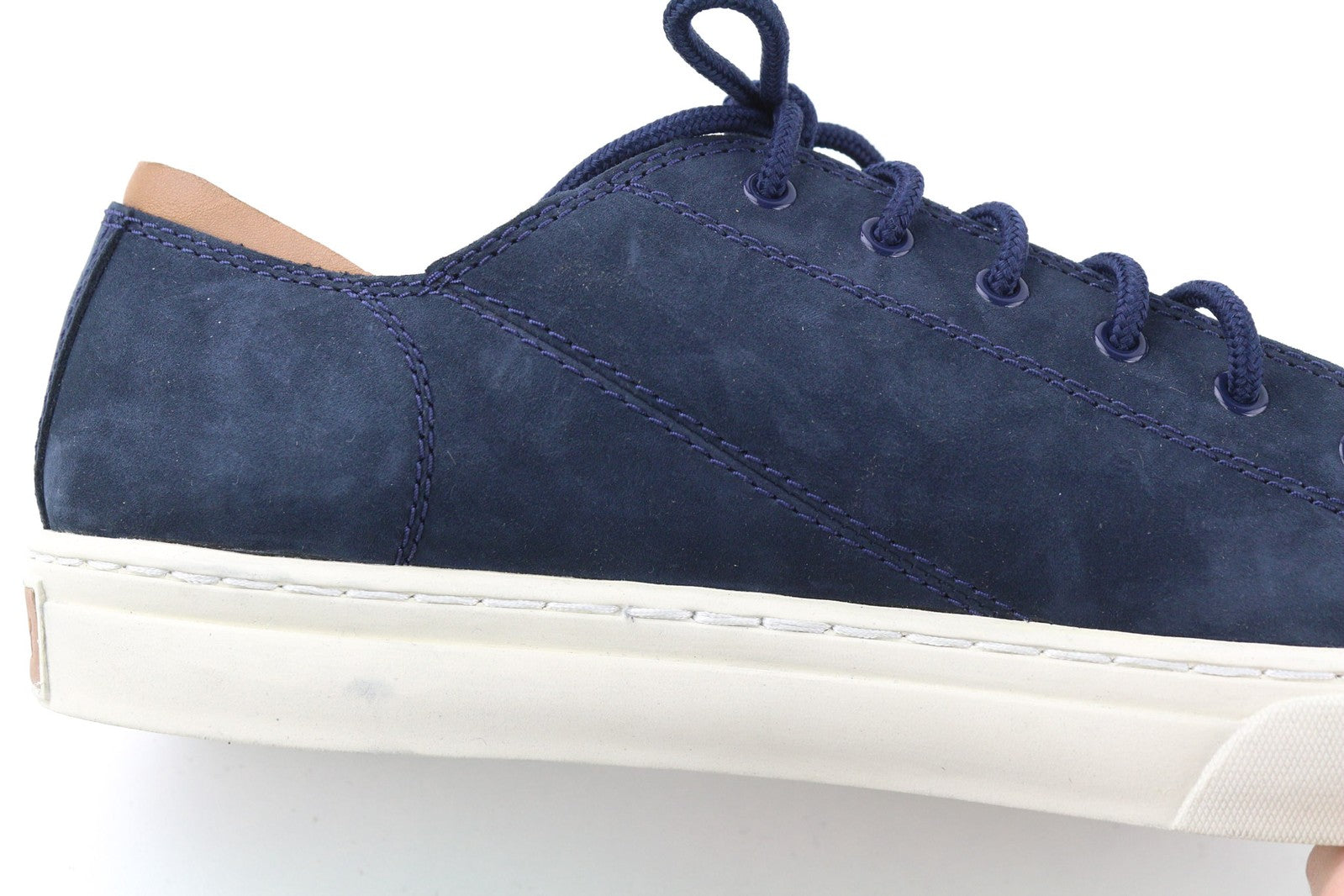 TIMBERLAND A1Y6V-A4646 Mens Trainers EU44/44.5 Navy Blue Leather Low-Top