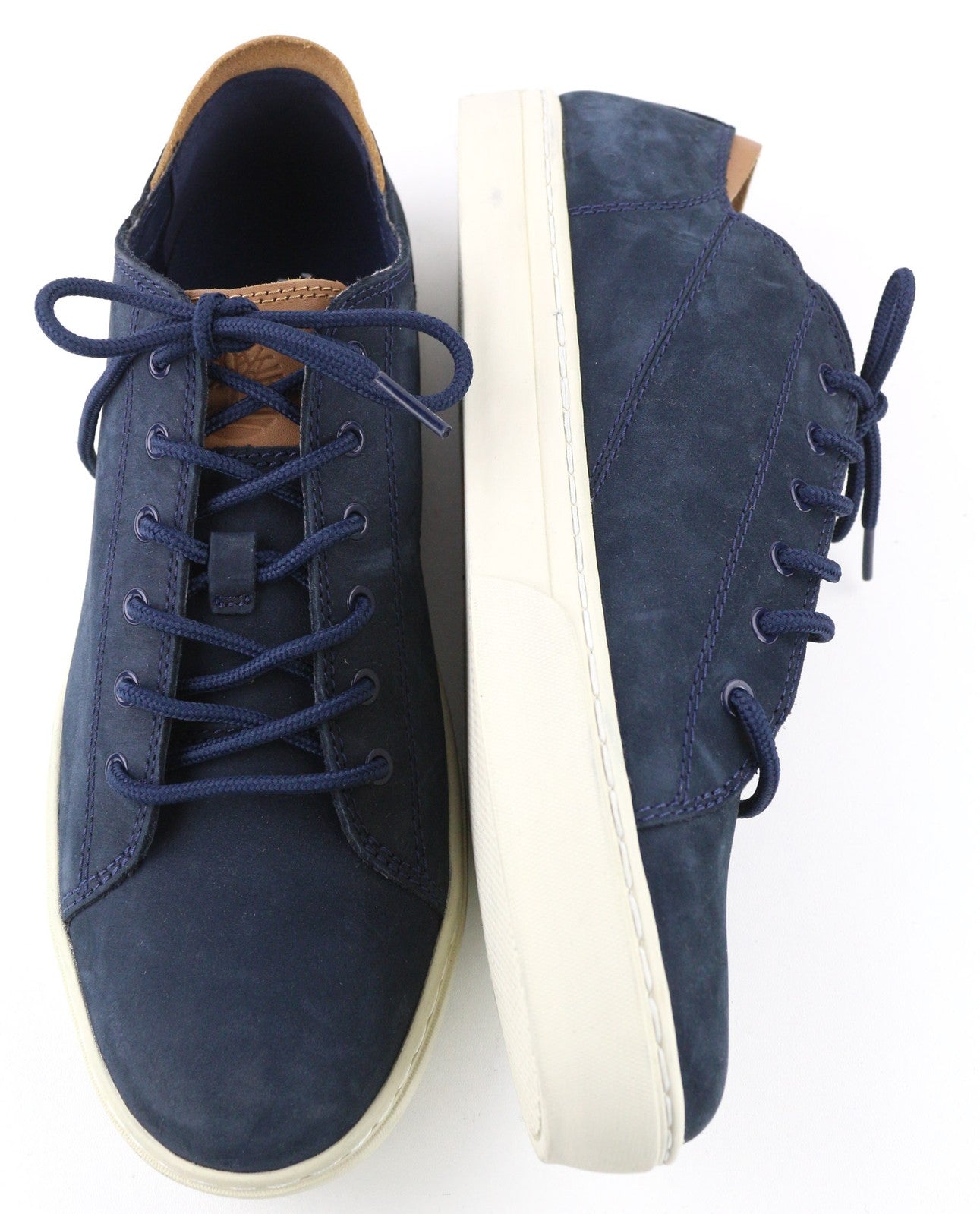 TIMBERLAND A1Y6V-A4646 Mens Trainers EU44/44.5 Navy Blue Leather Low-Top