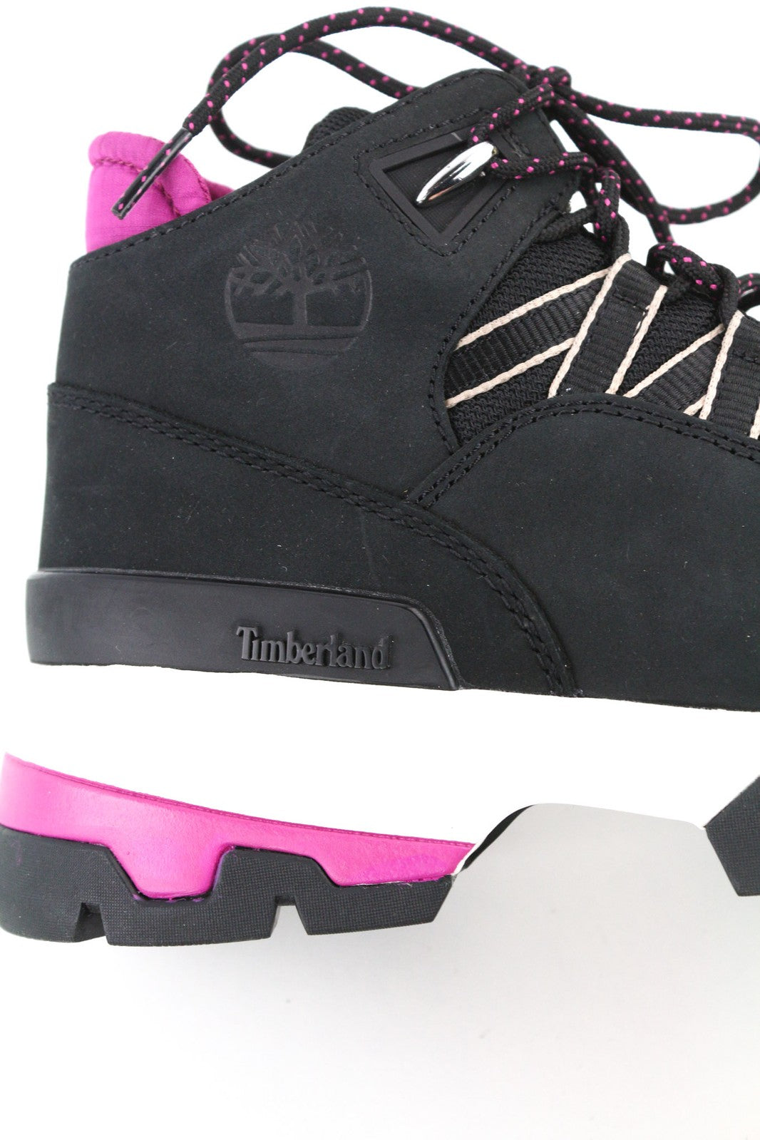 TIMBERLAND A2H41-A6319 Womens Shoes EU37.5/38 Black Leather Trainer Style Laced