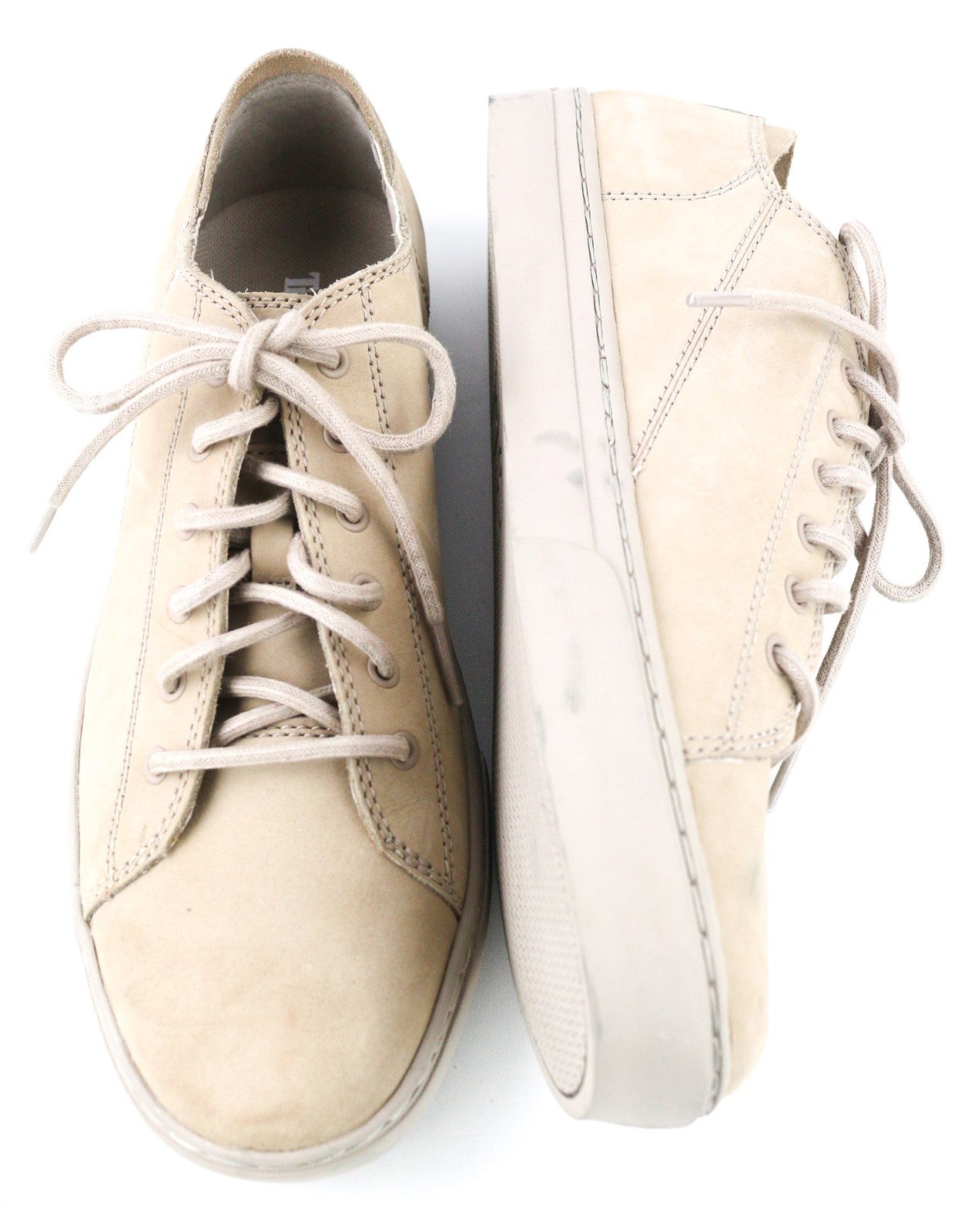 TIMBERLAND A22N7-A3746 Mens Trainers EU43.5/44 Beige Leather Leisure Low-Top