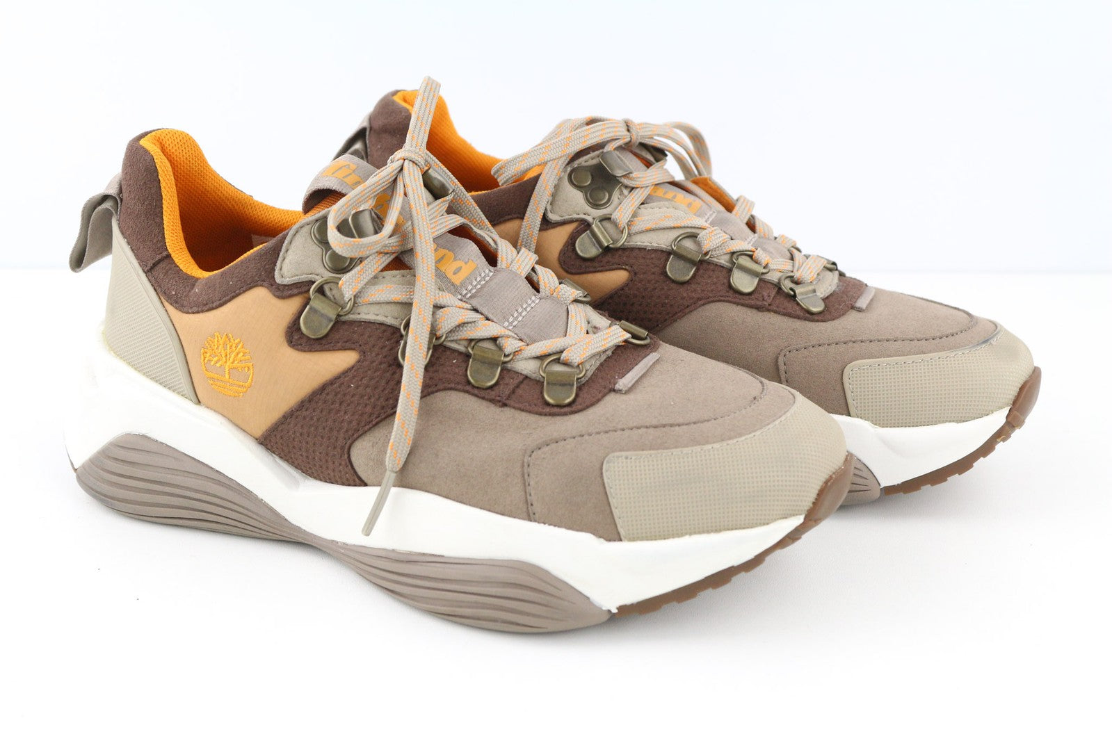 TIMBERLAND A1YDC-A5850 Womens Trainers EU37.5/38 Brown Textile Low-Top