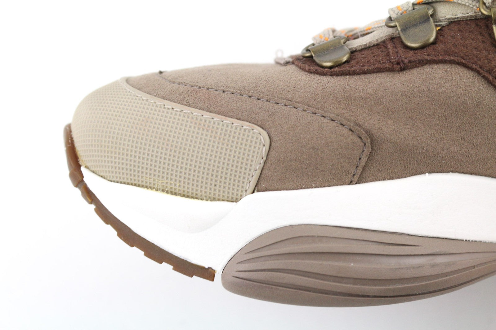 TIMBERLAND A1YDC-A5850 Womens Trainers EU37.5/38 Brown Textile Low-Top