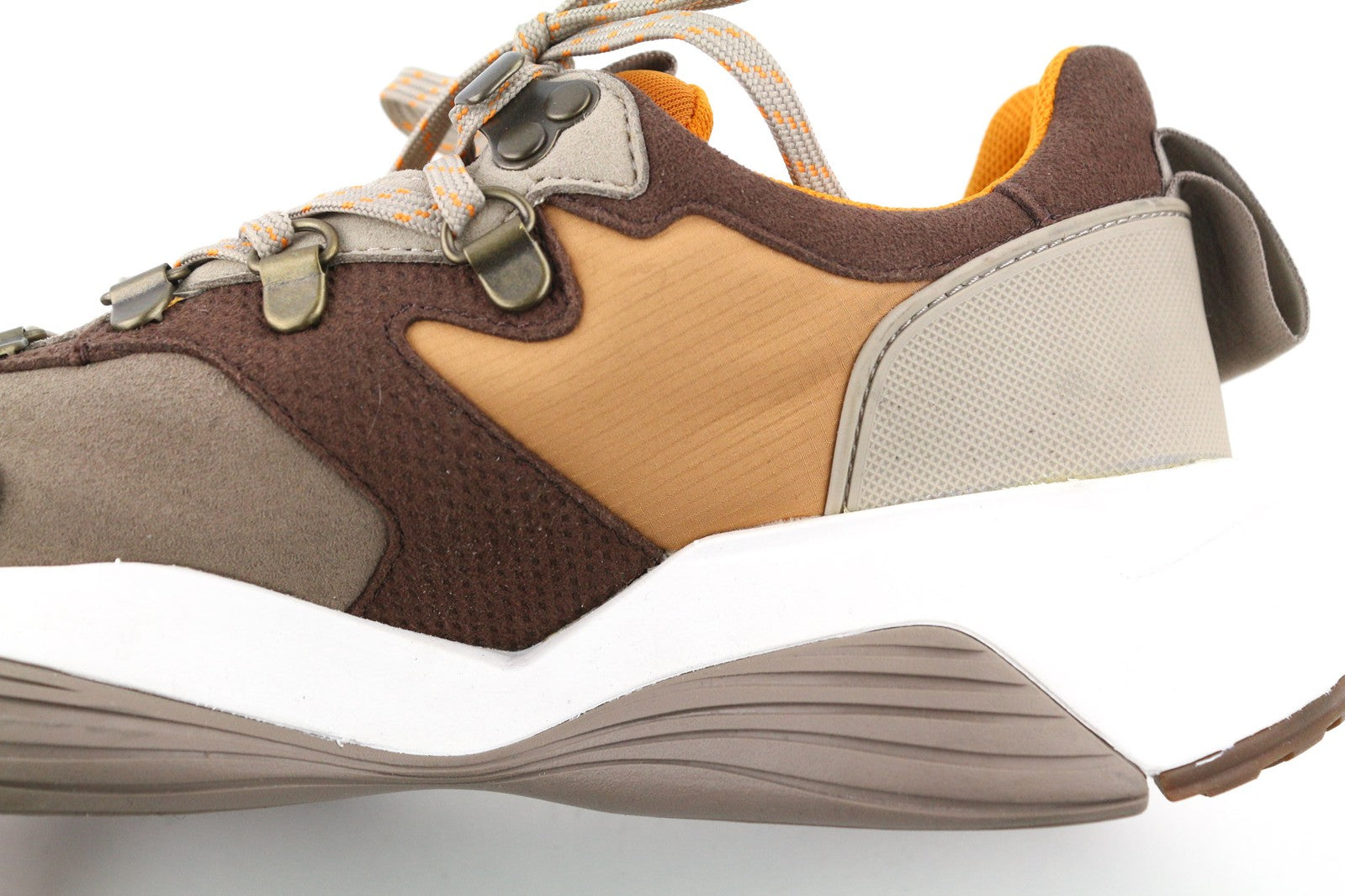 TIMBERLAND A1YDC-A5850 Womens Trainers EU37.5/38 Brown Textile Low-Top