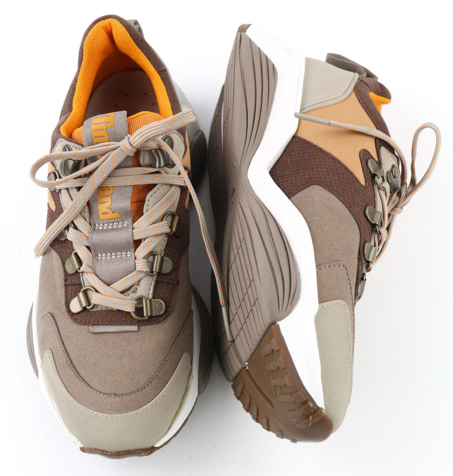 TIMBERLAND A1YDC-A5850 Womens Trainers EU37.5/38 Brown Textile Low-Top