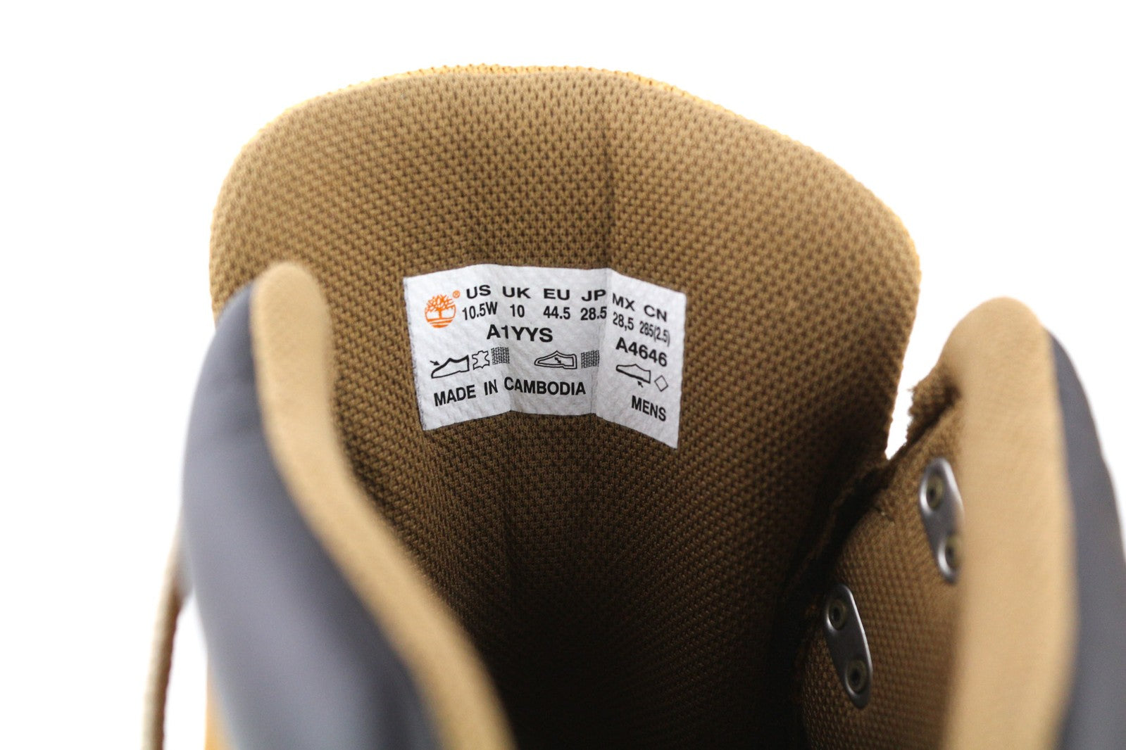 TIMBERLAND A1YYS-A4646 Mens Shoes EU44/44.5 Brown Leather Trainer Style Laced