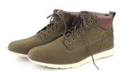 TIMBERLAND A2DNF-A6246 Mens Shoes EU43.5/44 Khaki Leather Laced Casual High-Top