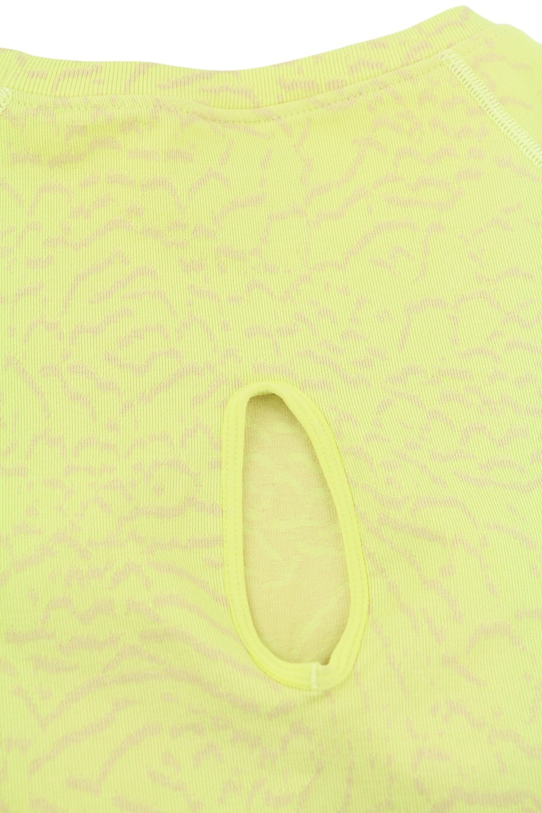 GYMSHARK B3A2S Women T-Shirt 2XL Short Sleeve Seamless Animal Print Stretch