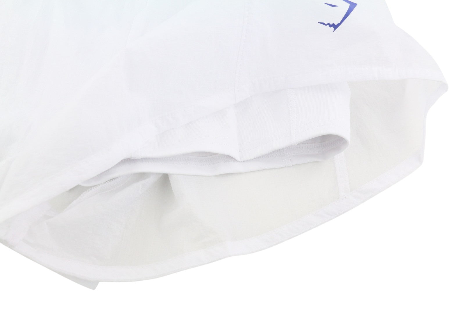 GYMSHARK Pulse Women Shorts XS White 2in1 Shaped Back Mid Rise Adjustable Waist