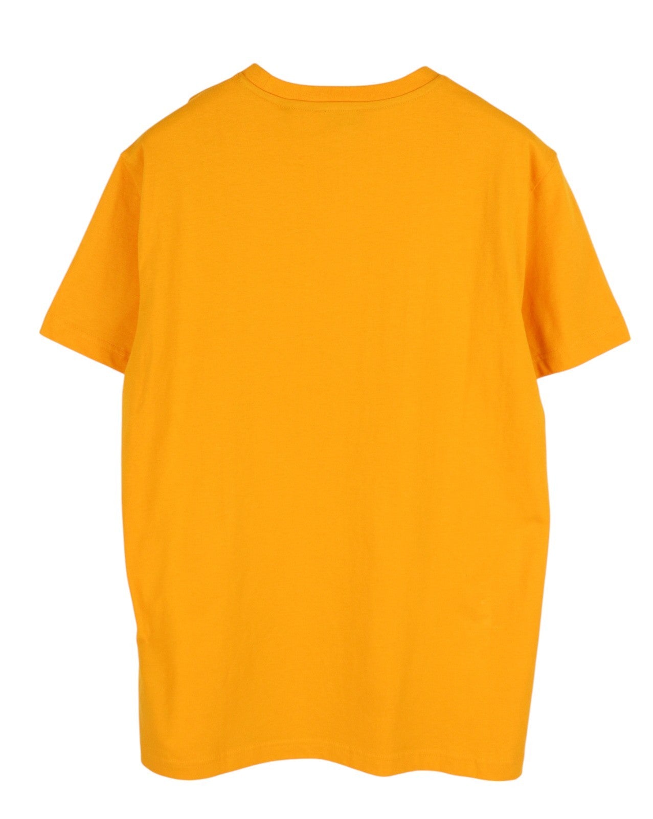DIESEL T-Diegor-E10 Men T-Shirt XL Orange Short Sleeved Crew Neck Tricot Logo