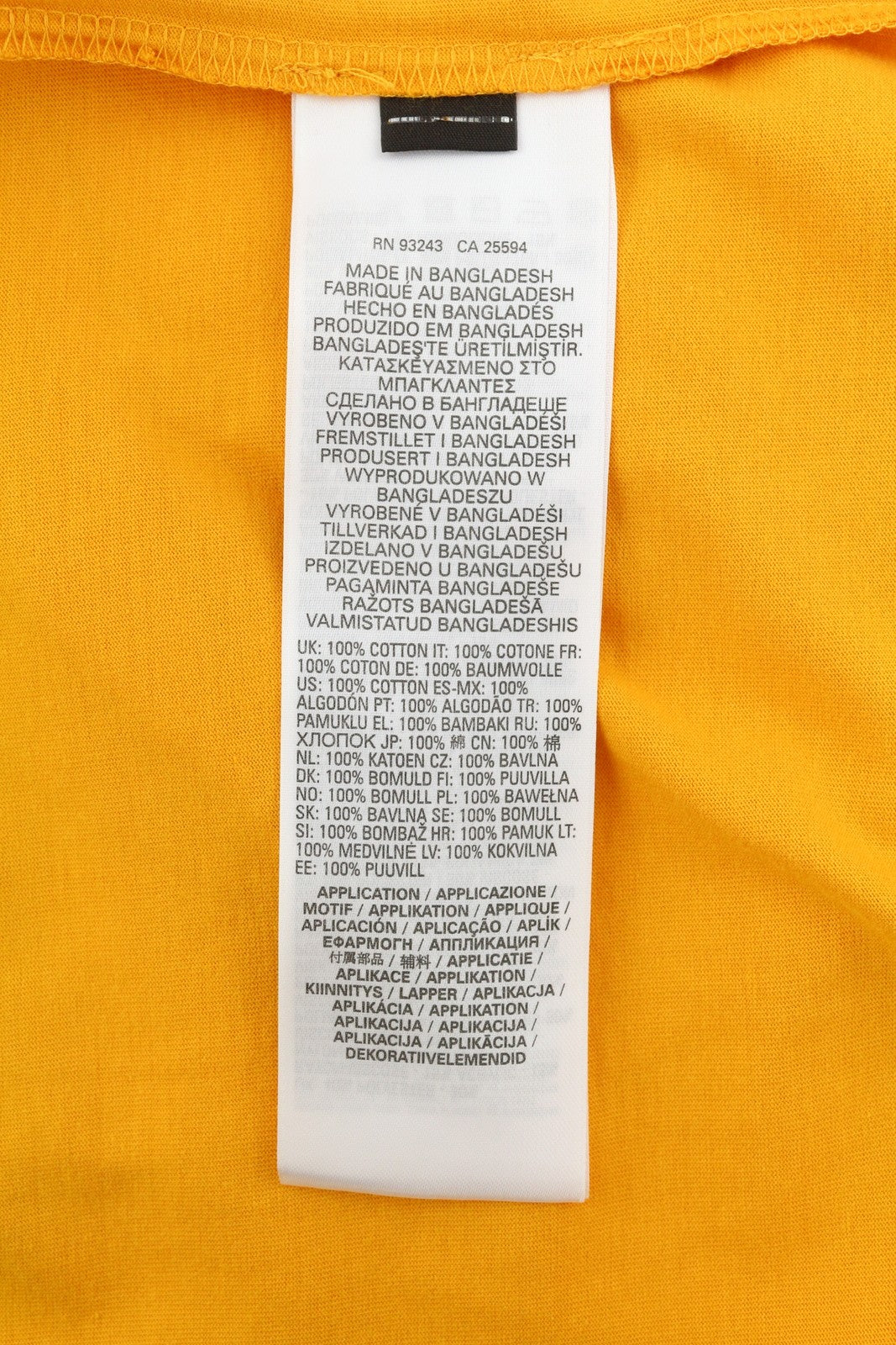 DIESEL T-Diegor-E10 Men T-Shirt XL Orange Short Sleeved Crew Neck Tricot Logo