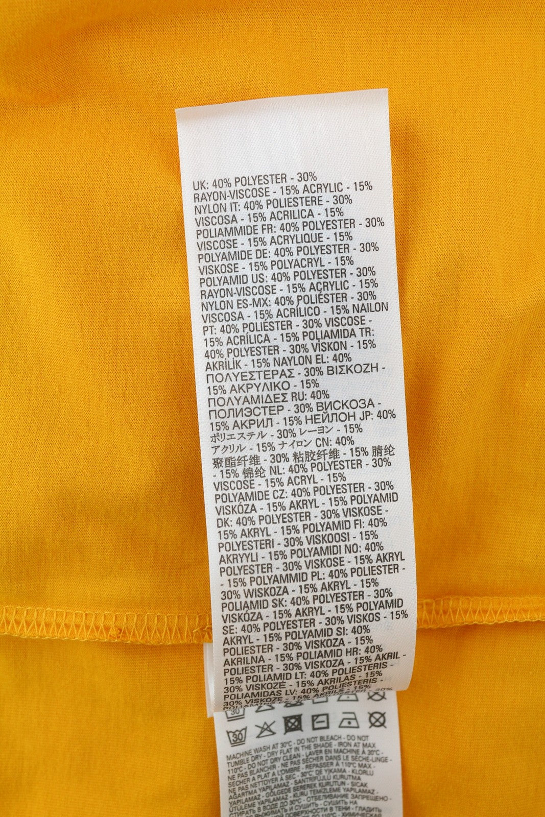 DIESEL T-Diegor-E10 Men T-Shirt XL Orange Short Sleeved Crew Neck Tricot Logo