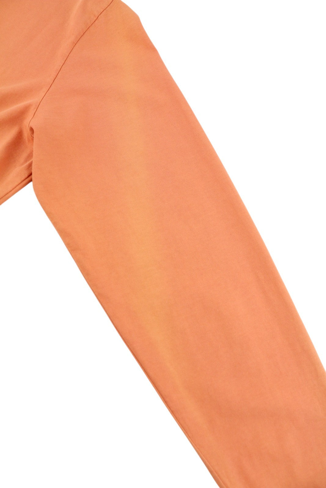 DIESEL T-Just-LS-Ind Men T-Shirt L Orange Long Sleeve Crew Neck Tricot RRP€110