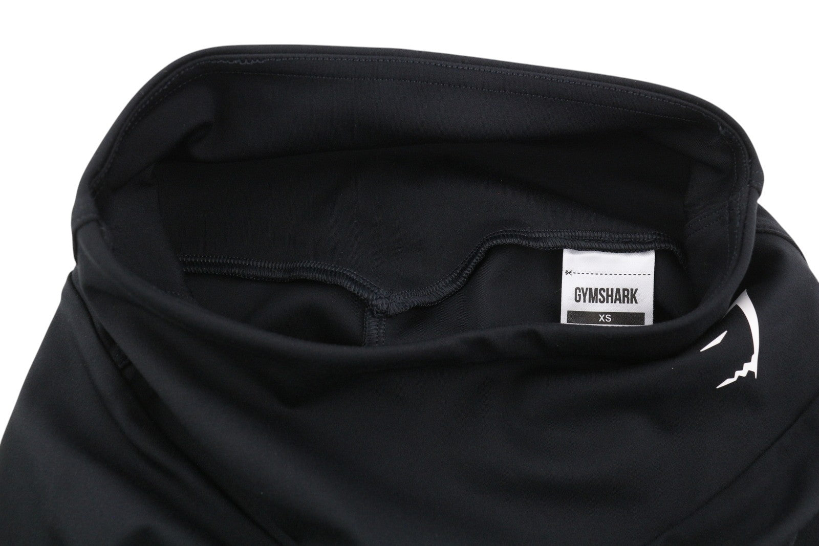 GYMSHARK B1A1U Women Leggings XS Training Cropped Stretch Sports Logo Black