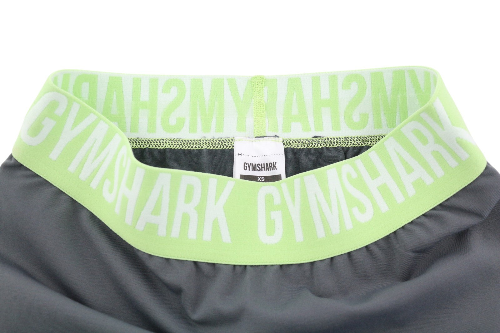 GYMSHARK GLLG4276 Women Leggings XS Seamless Cropped Low Waist Stretch Grey