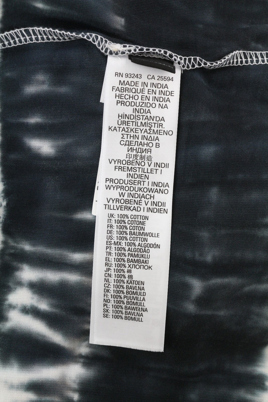 DIESEL T-Just-B51 Men T-Shirt M White Patterned Short Sleeve Crew Neck Logo