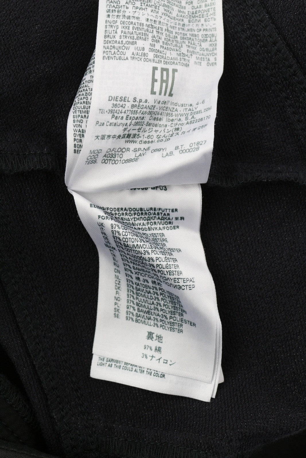 DIESEL D-Floor-SP-NE Women Dress M Sleeveless Full Zip Coated Crew Mini RRP€325