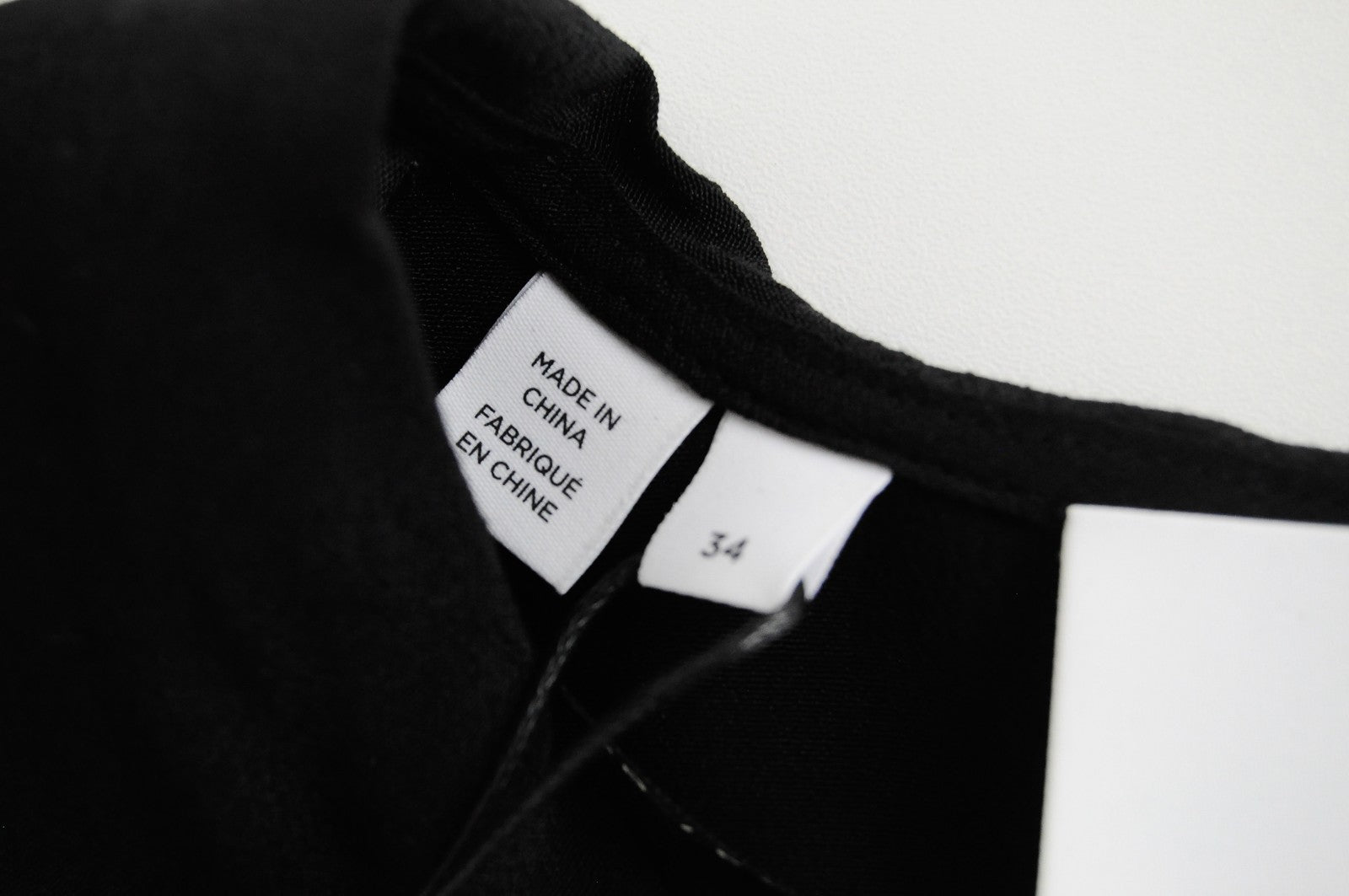 SELECTED Women Shirt EU34 Black Long Sleeved Button-Up Lightweight Collared