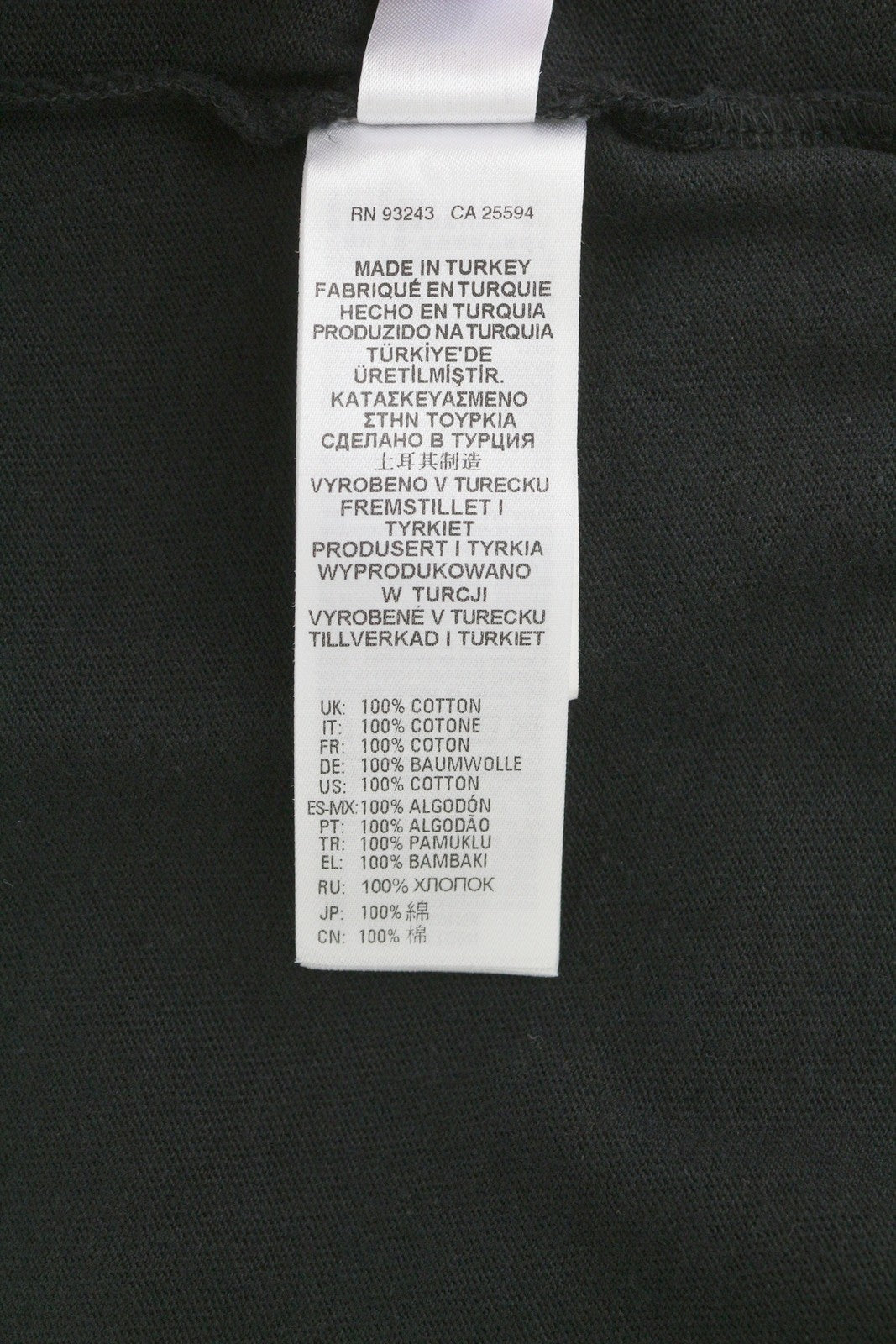 DIESEL D4D-20 Men T-Shirt M Black Short Sleeve Crew Patch Logo Tricot Cotton