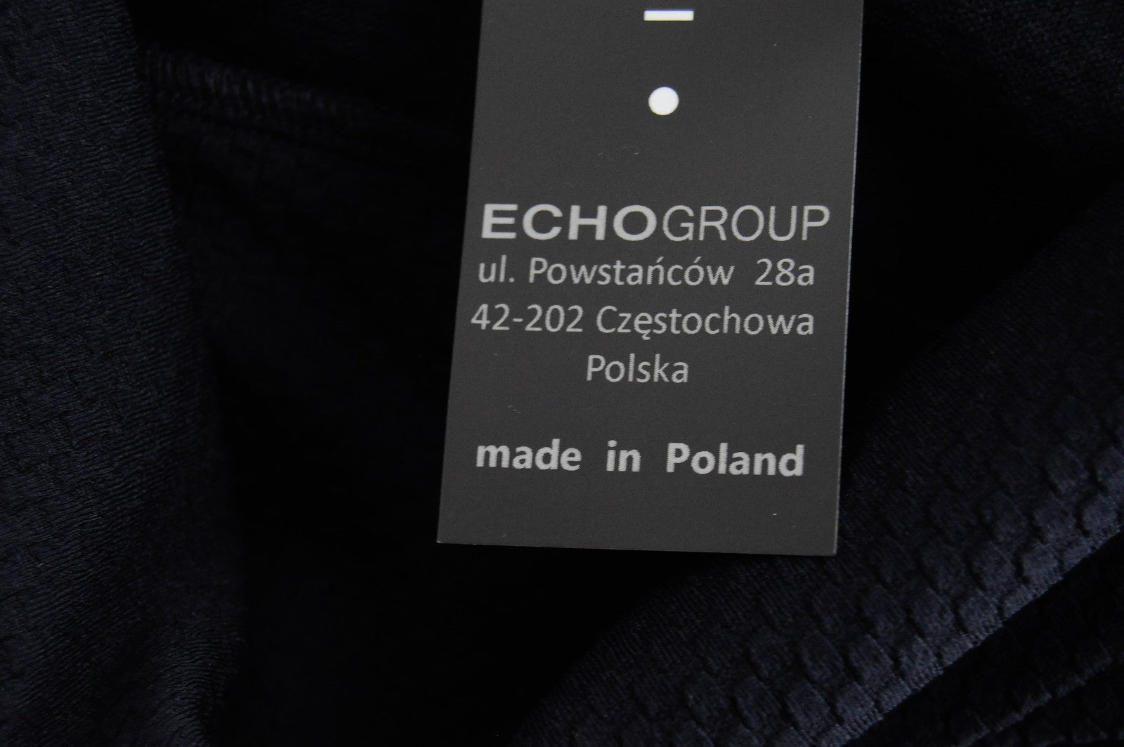 INFINITE YOU Women Pullover Top L/XL Navy 3/4 Sleeve Stretch Roll Neck Casual