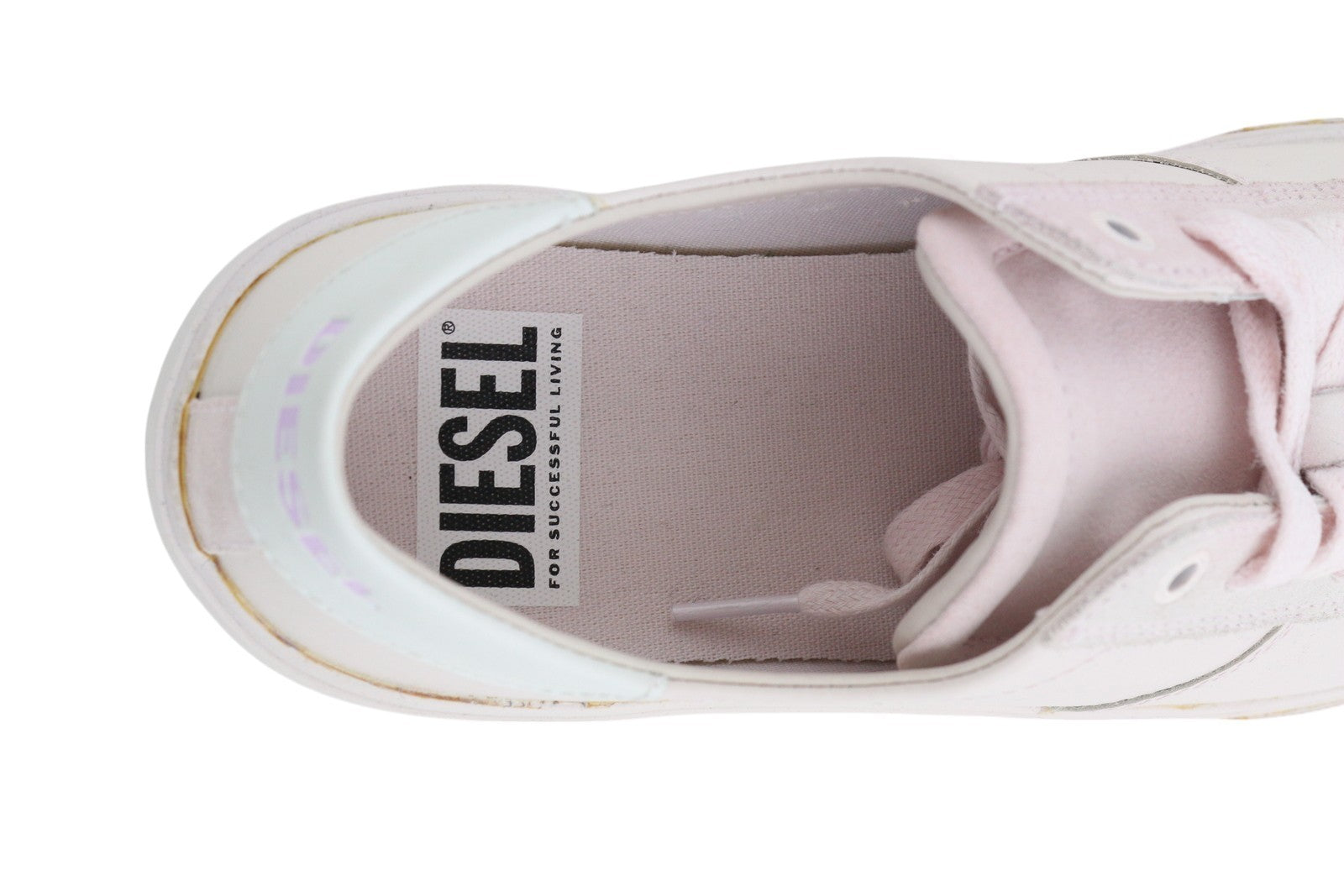 DIESEL S-Mydori Lc W Women Sneakers EU40 Light Pink Leather Almond RRP€200