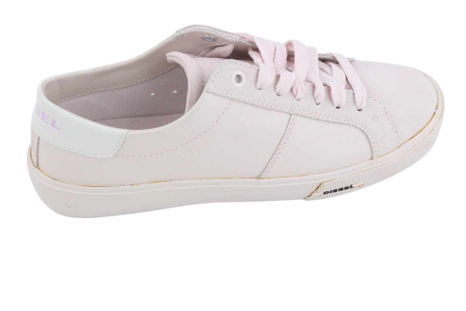 DIESEL S-Mydori Lc W Women Sneakers EU40 Light Pink Leather Almond RRP€200