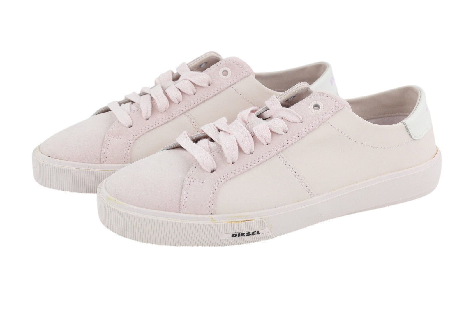 DIESEL S-Mydori Lc W Women Sneakers EU40 Light Pink Leather Almond RRP€200