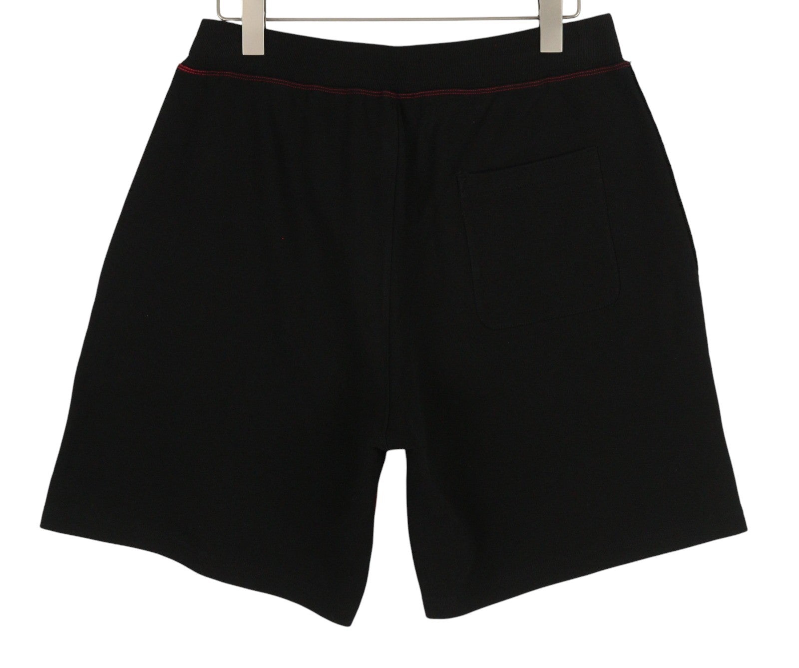 DIESEL P-Mustin Men Shorts XL Red Printed Sweat Elastic Waist Pockets RRP€125