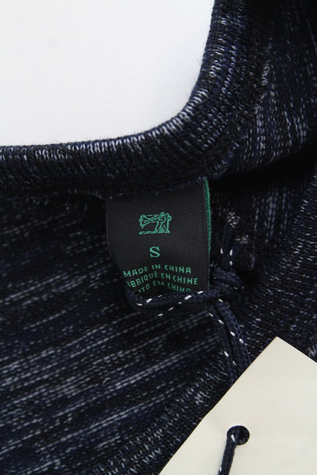 SCOTCH & SODA Ams Couture Men's S Dark Blue Cotton Blend Long Fit Casual Tee