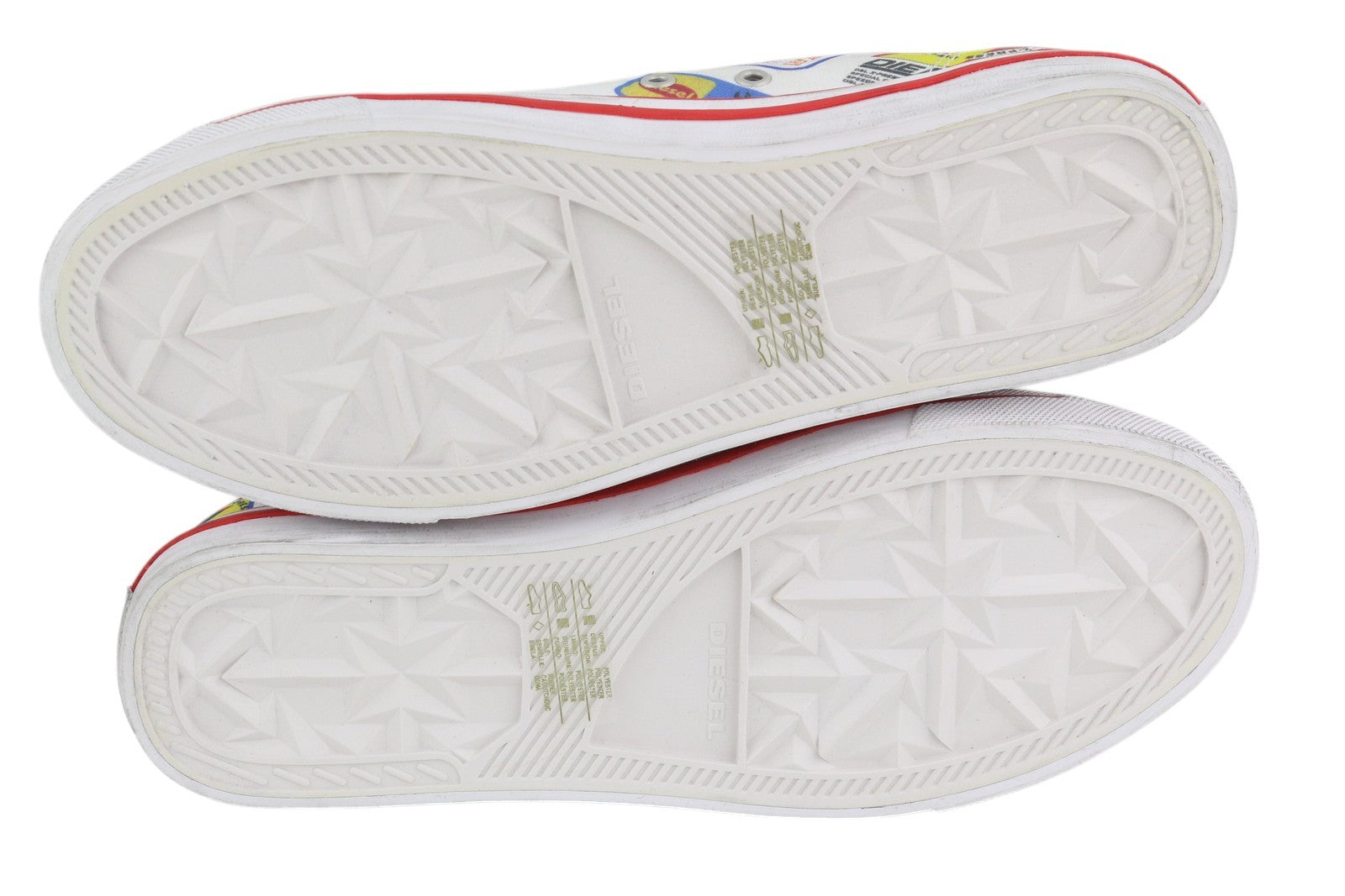 DIESEL S-Athos Low Men Sneakers EU45 Patterned Low Top Laced Almond Toe RRP€160