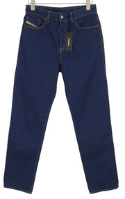 DIESEL D-Rekiv-Z 007A5 Men Jeans W30/L32 Tapered Fit Buttoned Denim Mid Blue