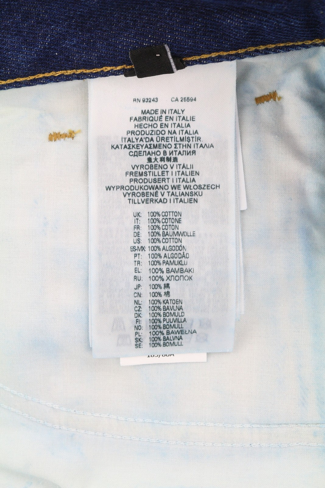 DIESEL D-Rekiv-Z 007A5 Men Jeans W30/L32 Tapered Fit Buttoned Denim Mid Blue