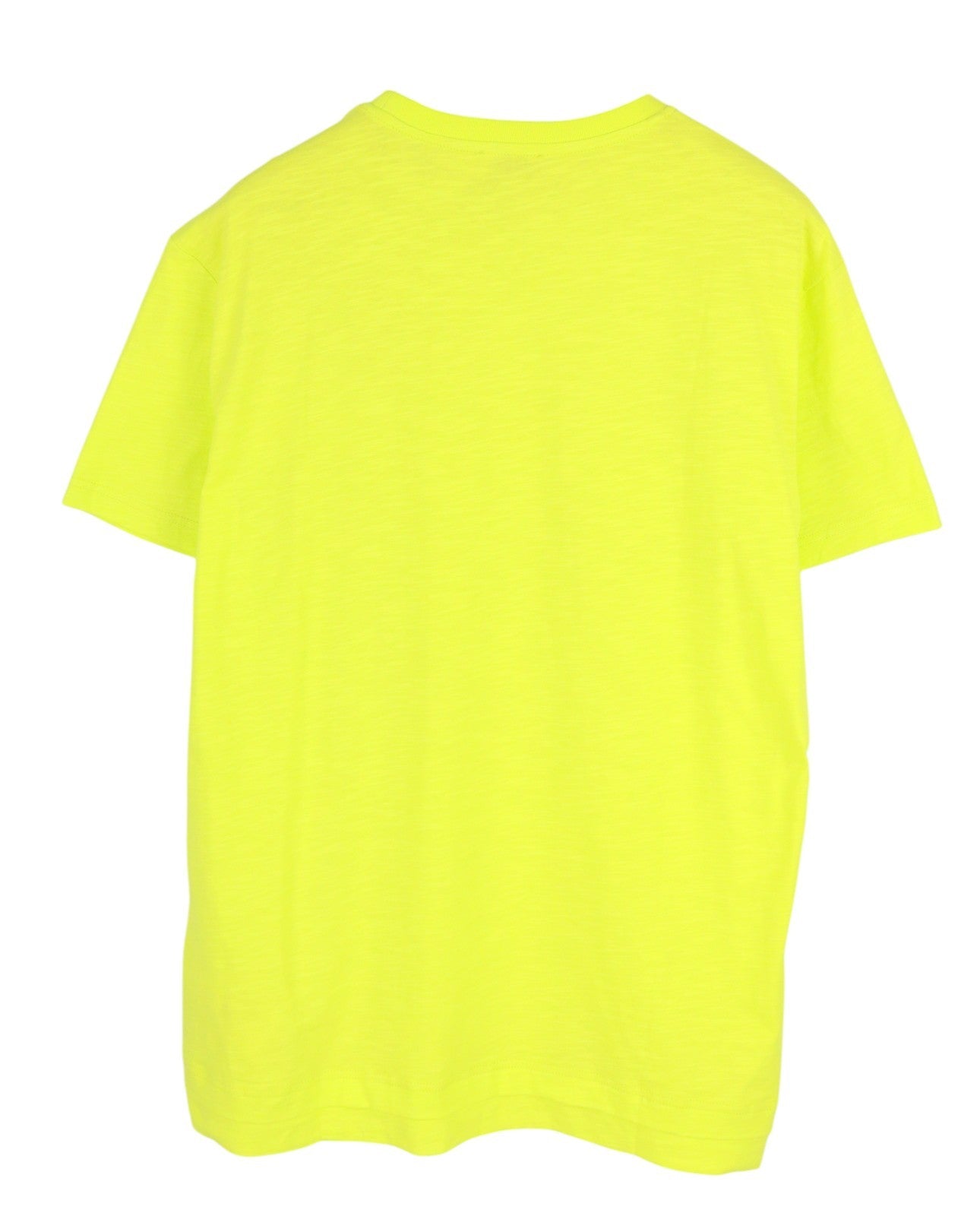 DIESEL T-Ronnie-HD Men T-Shirt 2XL Neon Yellow Short Sleeve Crew Neck Cotton