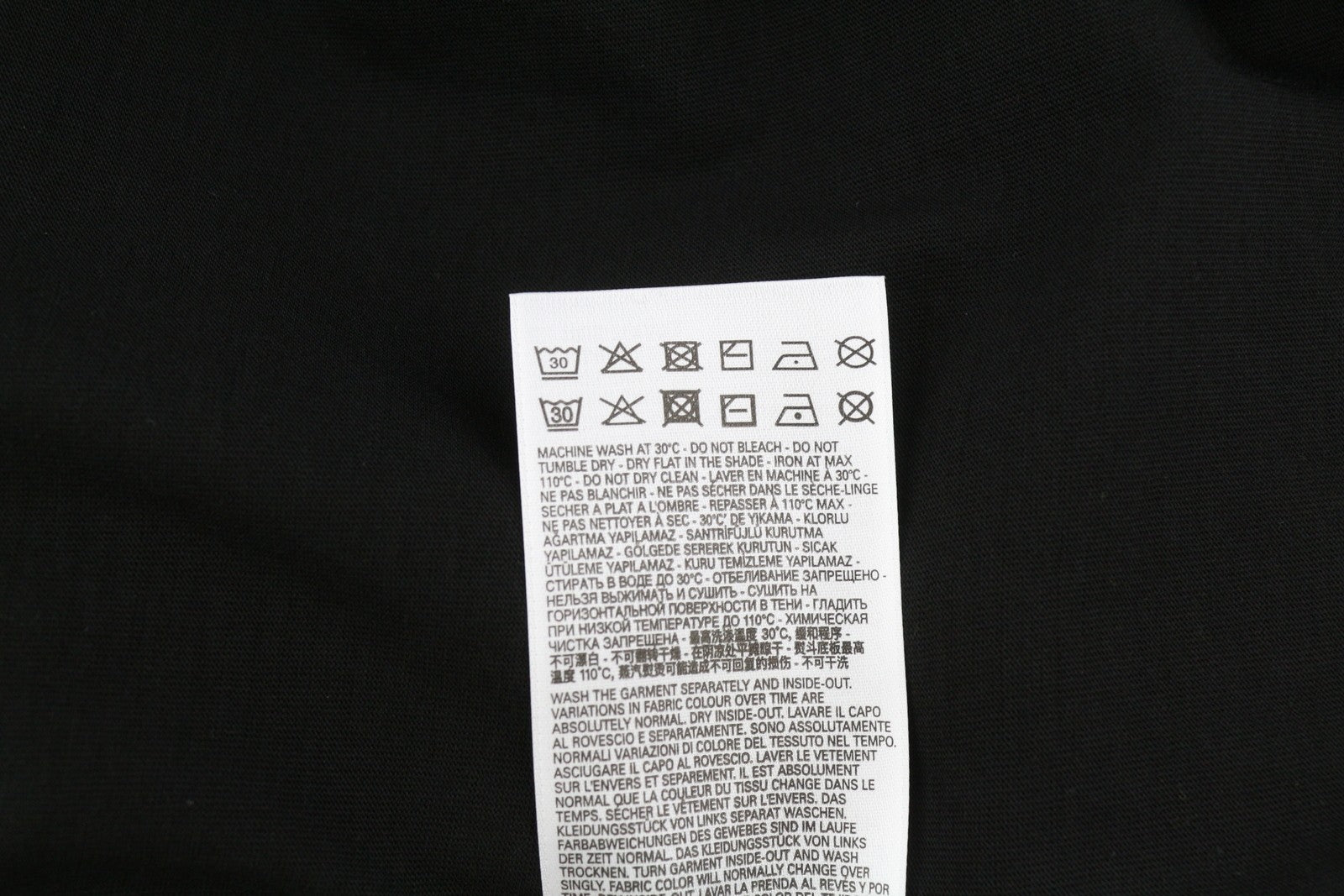 DIESEL T-Diego-C4 Men T-Shirt M Black Short Sleeved Crew Neck Front Logo Tricot