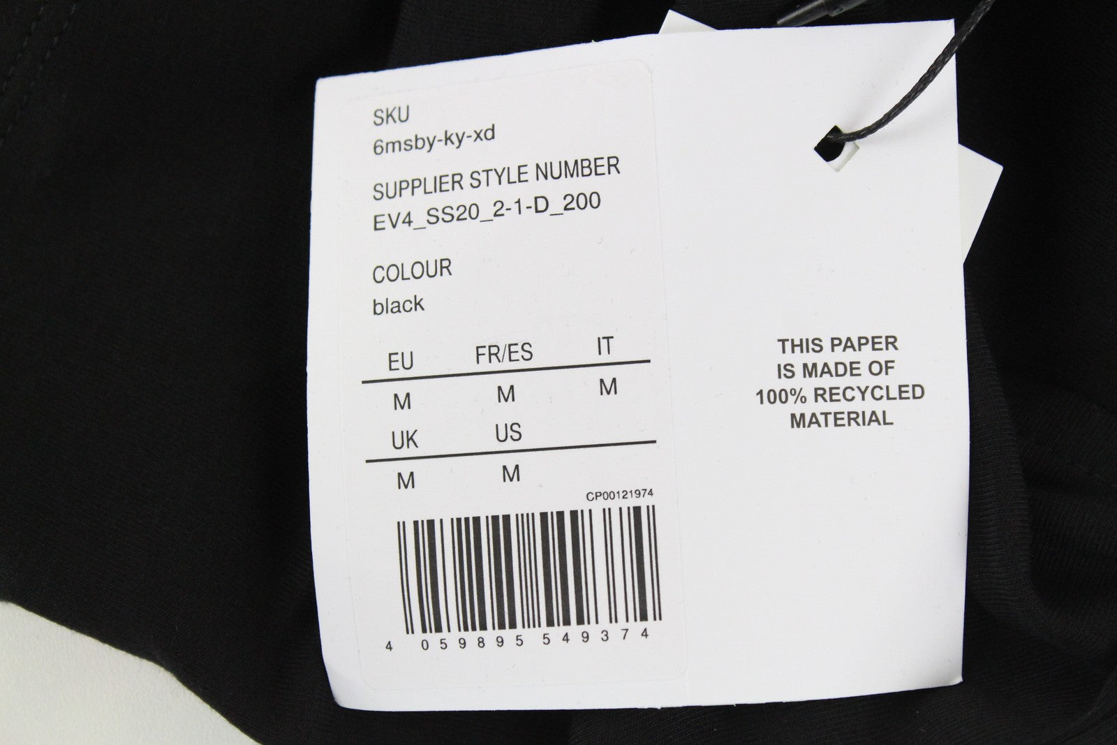 EVEN & ODD Women Pullover Top M Black Cropped Cotton Stretch Halter Sleeveless