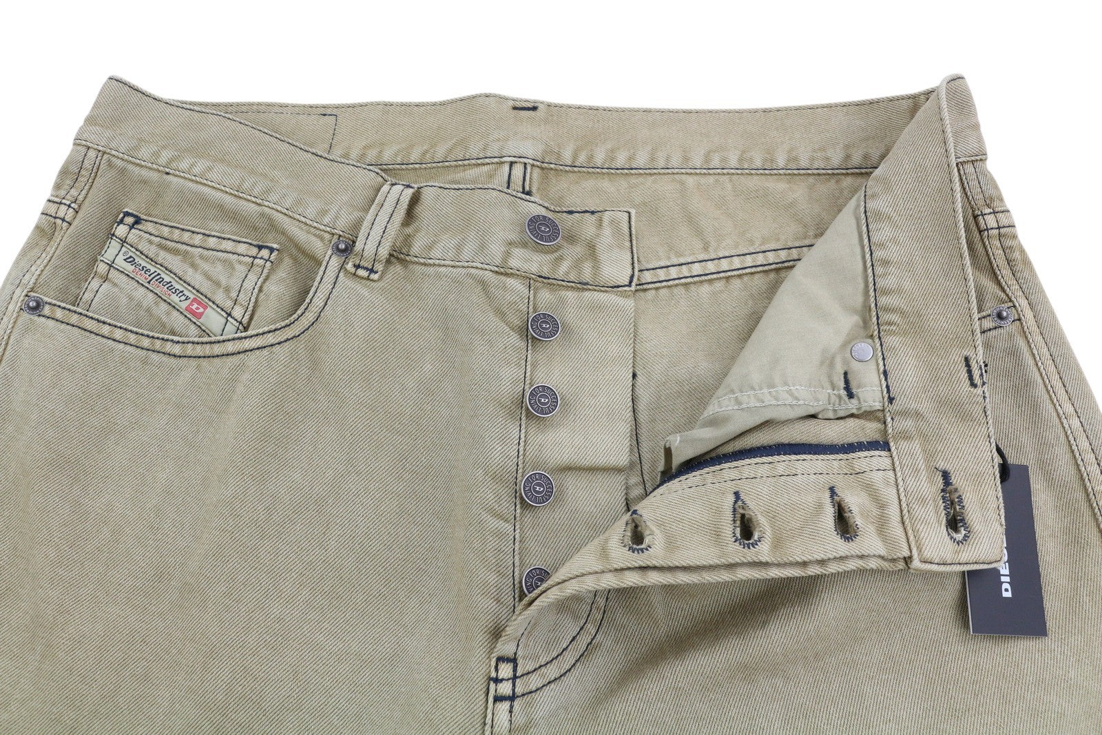 DIESEL D-Macs-Z 09C43 Men Jeans W32/L34 Regular Fit Buttoned Light RRP€175