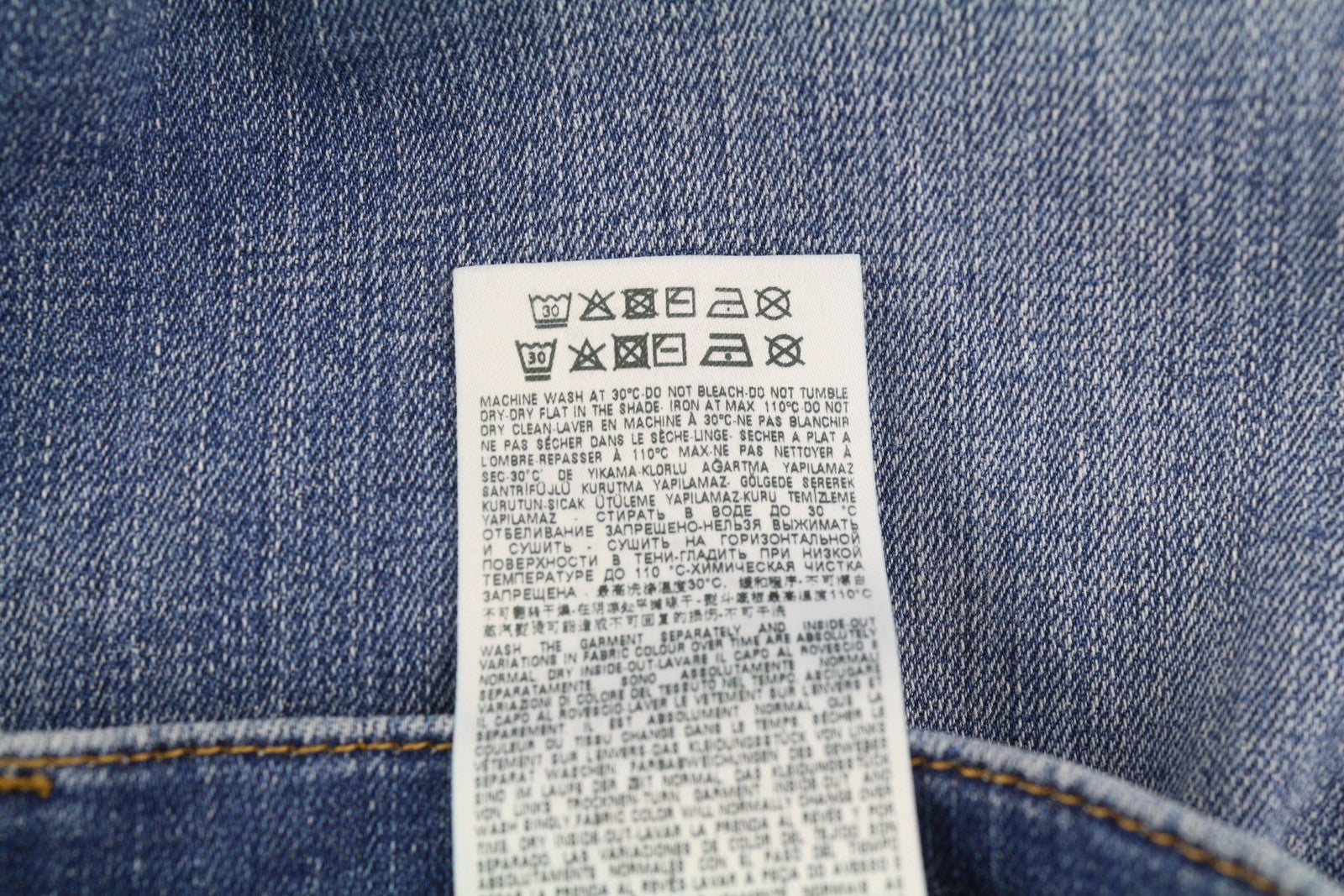 DIESEL 2021-NC 09D47 Men Jeans W31/L32 Slim Fit Bootcut Leg Mid Waist Washed