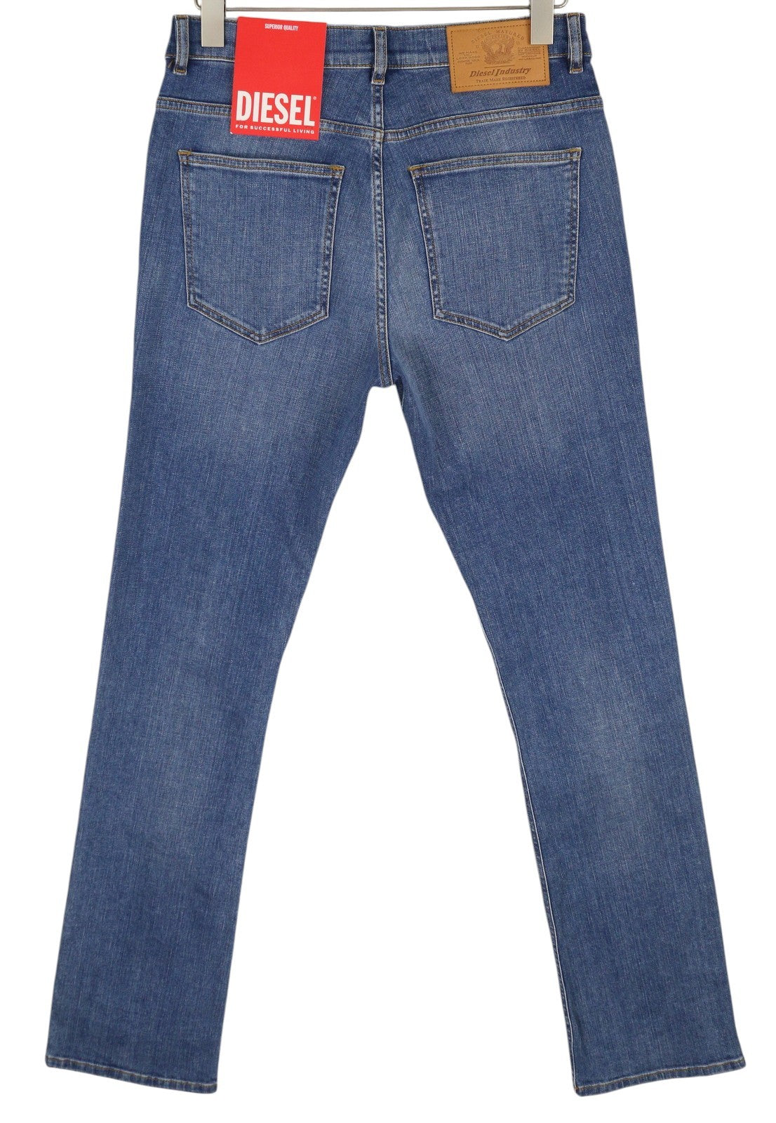 DIESEL 2021-NC 09D47 Men Jeans W31/L32 Slim Fit Bootcut Leg Mid Waist Washed