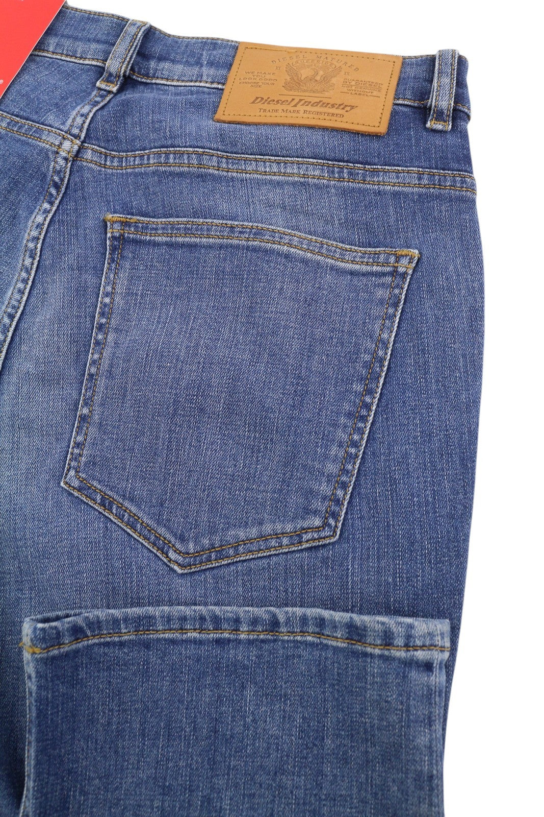 DIESEL 2021-NC 09D47 Men Jeans W31/L32 Slim Fit Bootcut Leg Mid Waist Washed