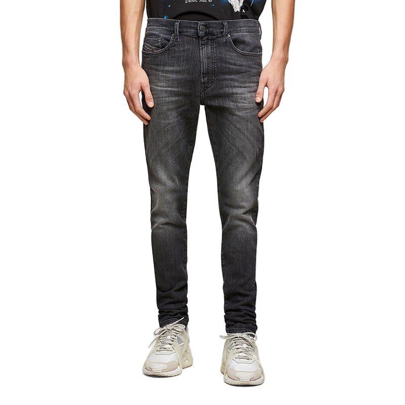 DIESEL D-Reeft Jogg 009SU Men Jeans W32/L32 Skinny Fit Stretch Washed Dark Denim