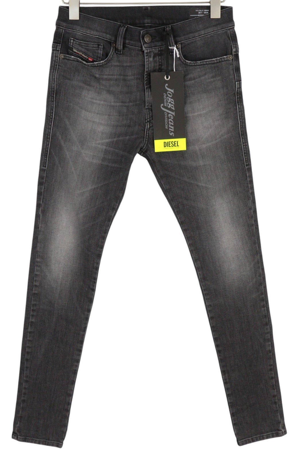 DIESEL D-Reeft Jogg 009SU Men Jeans W32/L32 Skinny Fit Stretch Washed Dark Denim