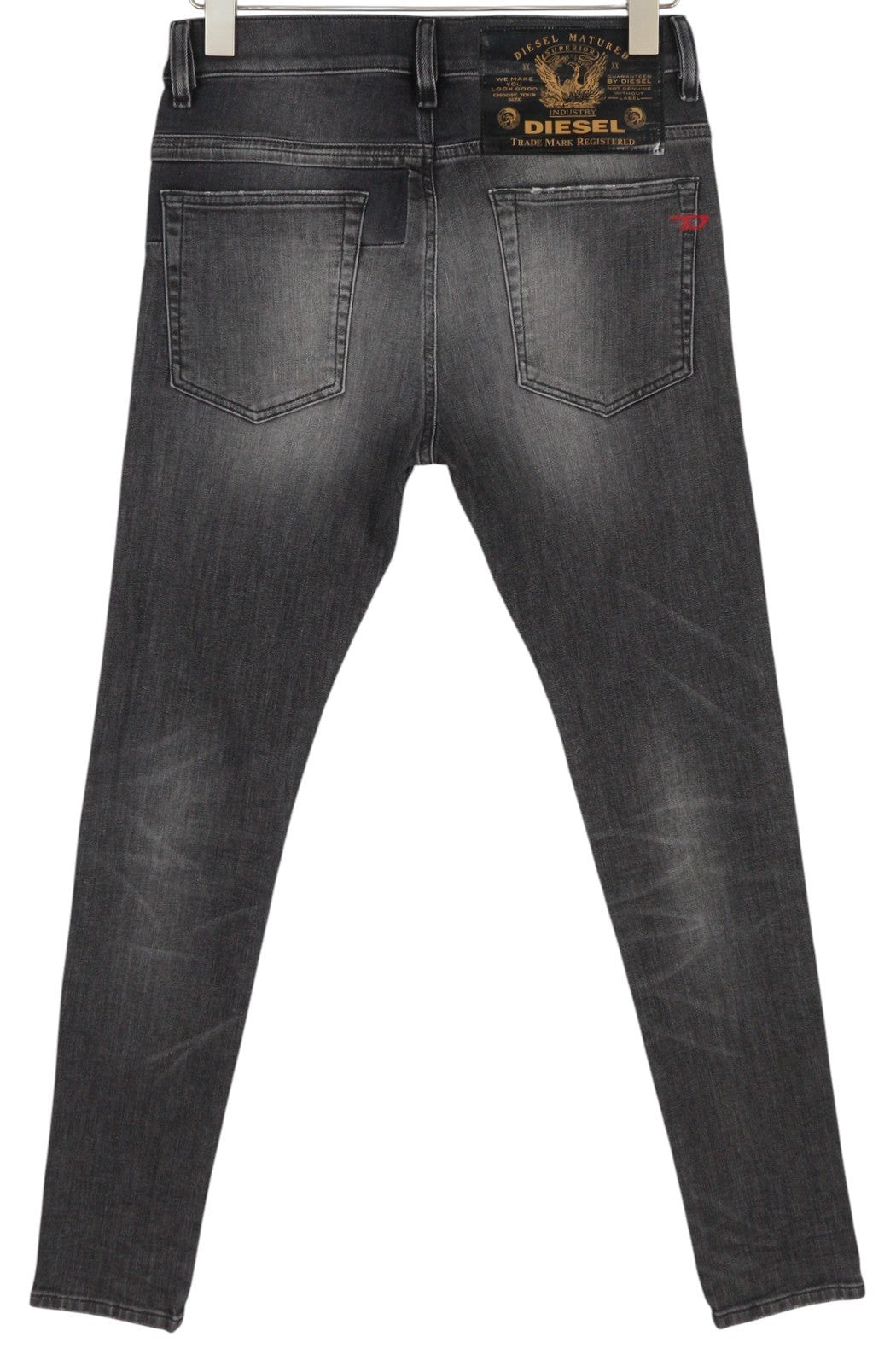 DIESEL D-Reeft Jogg 009SU Men Jeans W32/L32 Skinny Fit Stretch Washed Dark Denim