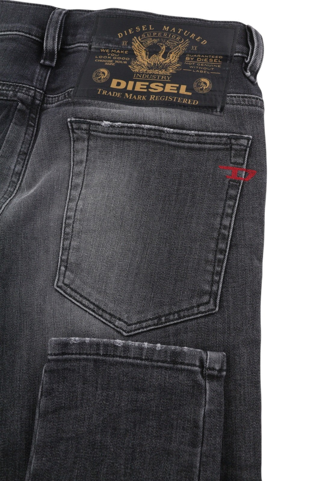 DIESEL D-Reeft Jogg 009SU Men Jeans W32/L32 Skinny Fit Stretch Washed Dark Denim