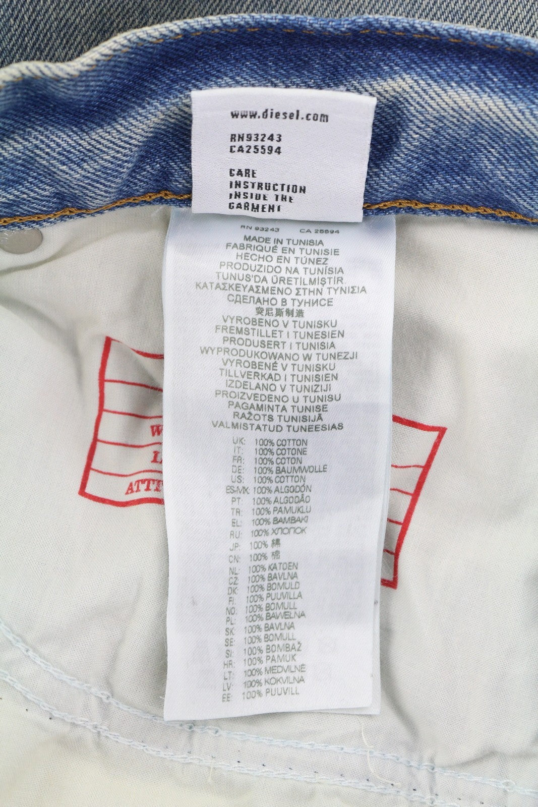 DIESEL 2010 09D79 Men Jeans W30/L34 Loose Fit Straight Leg Mid Waist RRP€250