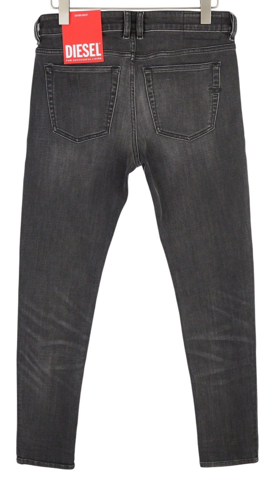 DIESEL 1979 Sleenker 0EIAG Men Jeans W32/L32 Skinny Fit Low Waist Washed Denim