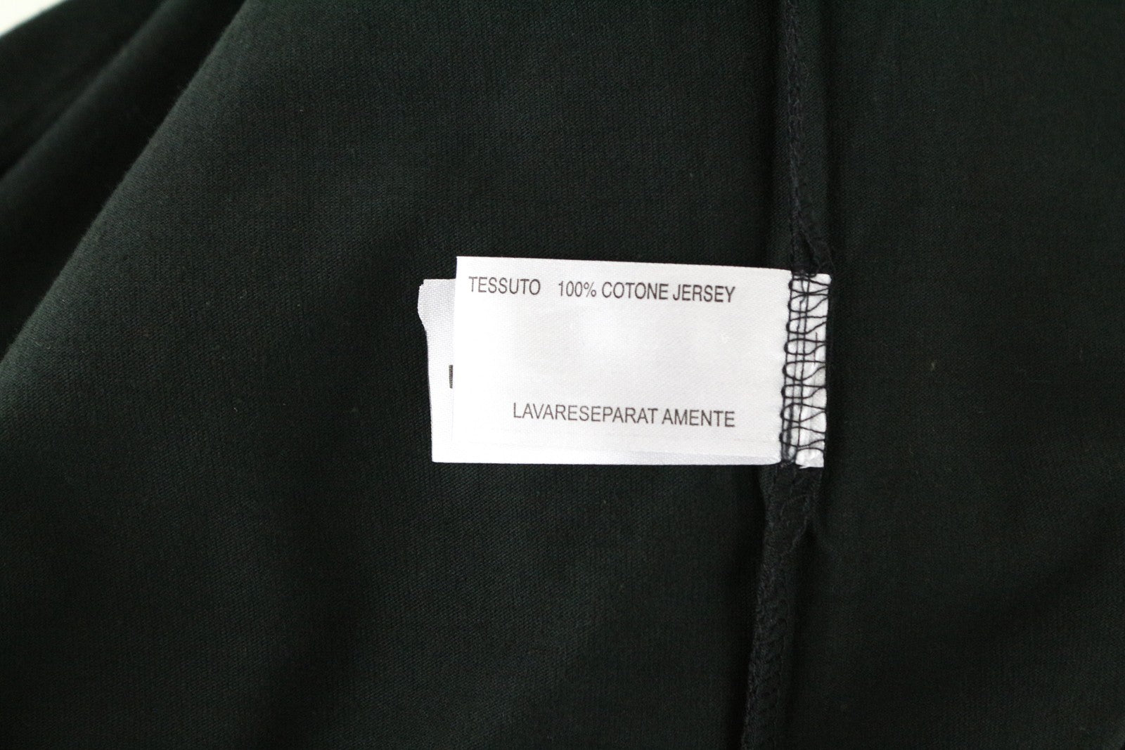 TUCANO URBANO T-Tu Lady Women's V-neck Black Cotton Pullover Tee XS