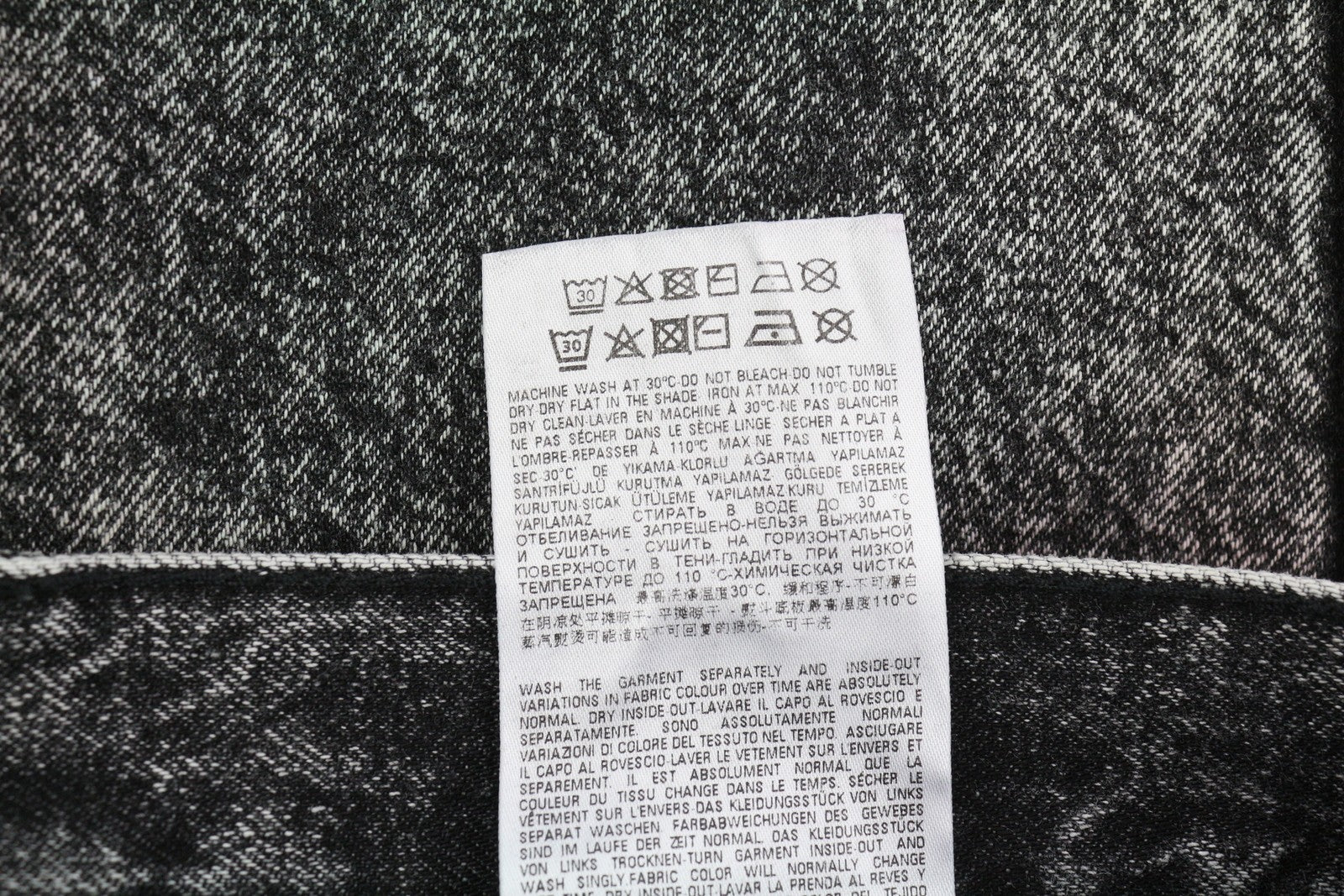 DIESEL D-Maxs-Sp Men Shorts W30 Denim Black Marbled Look Washed ButtonRRP€150